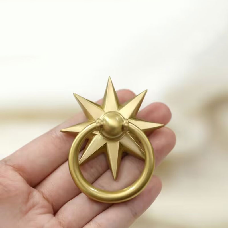 Furniture Hardware Drop Pulls - Solid Brass Drop Rings, alças de