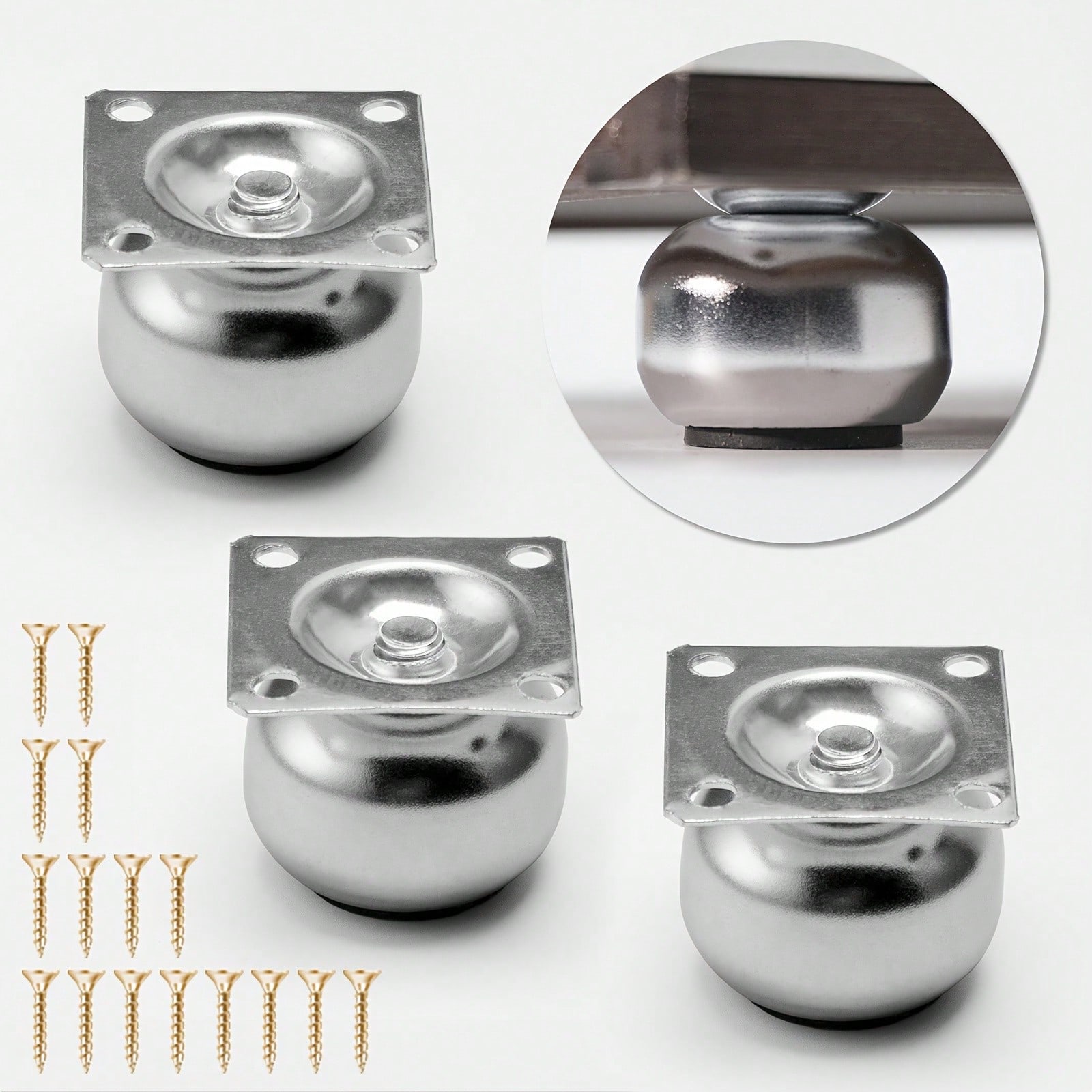 [4 Peças de Pés de Móveis de M - Cabinet Hinge Overlay avaliação e preço